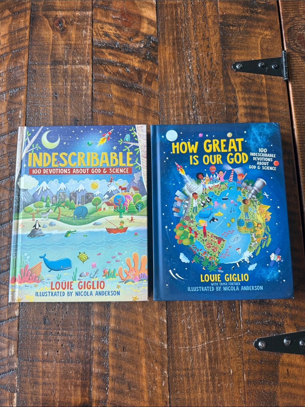 Louie Giglio Indescribable + How Great Is Our God Kids Devotional Book Set New